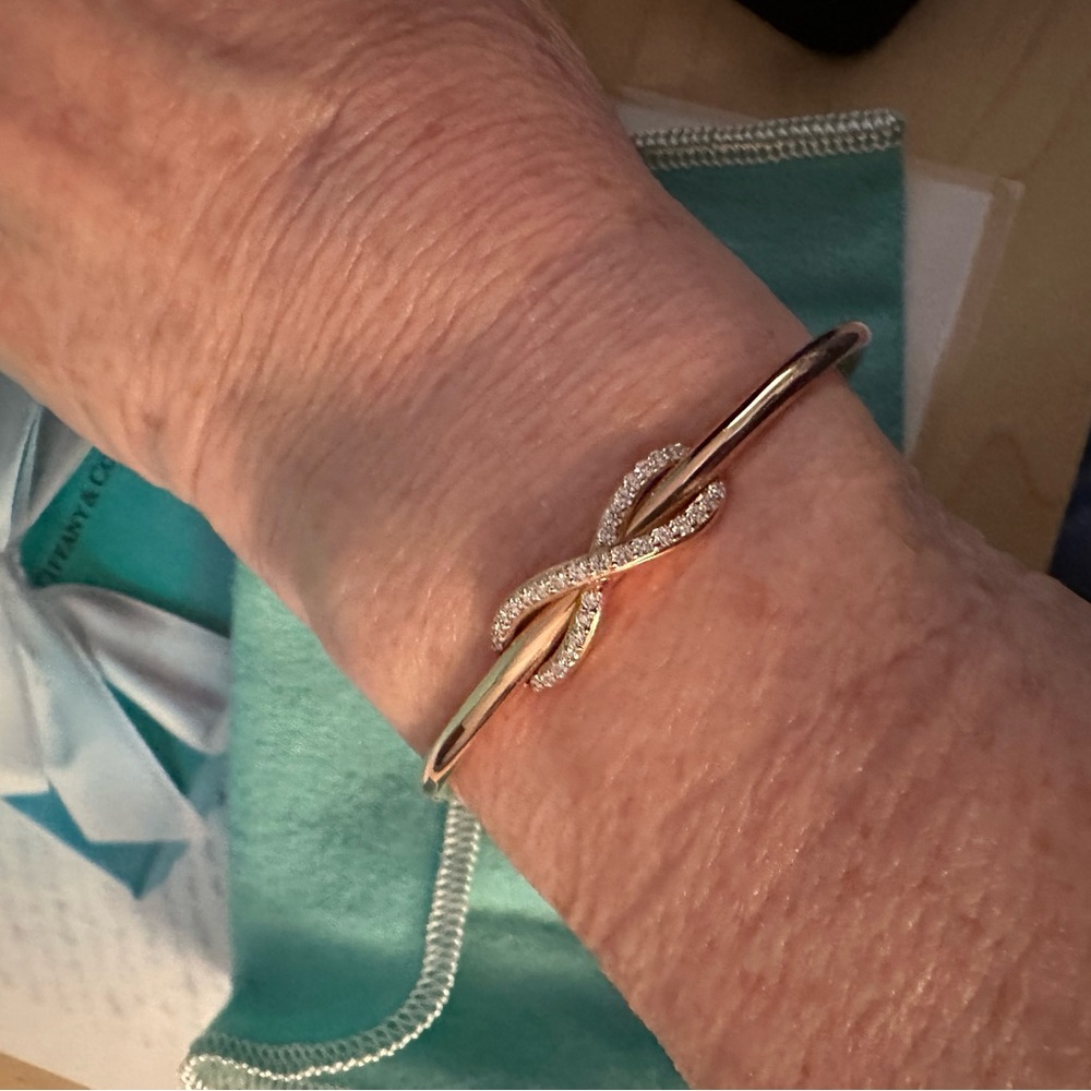 Tiffany & Co. Gold and Silver Infinity Bracelet